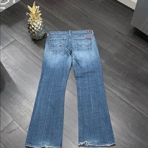 7 For All Mankind jeans w/ Pink Swarovski crystal
